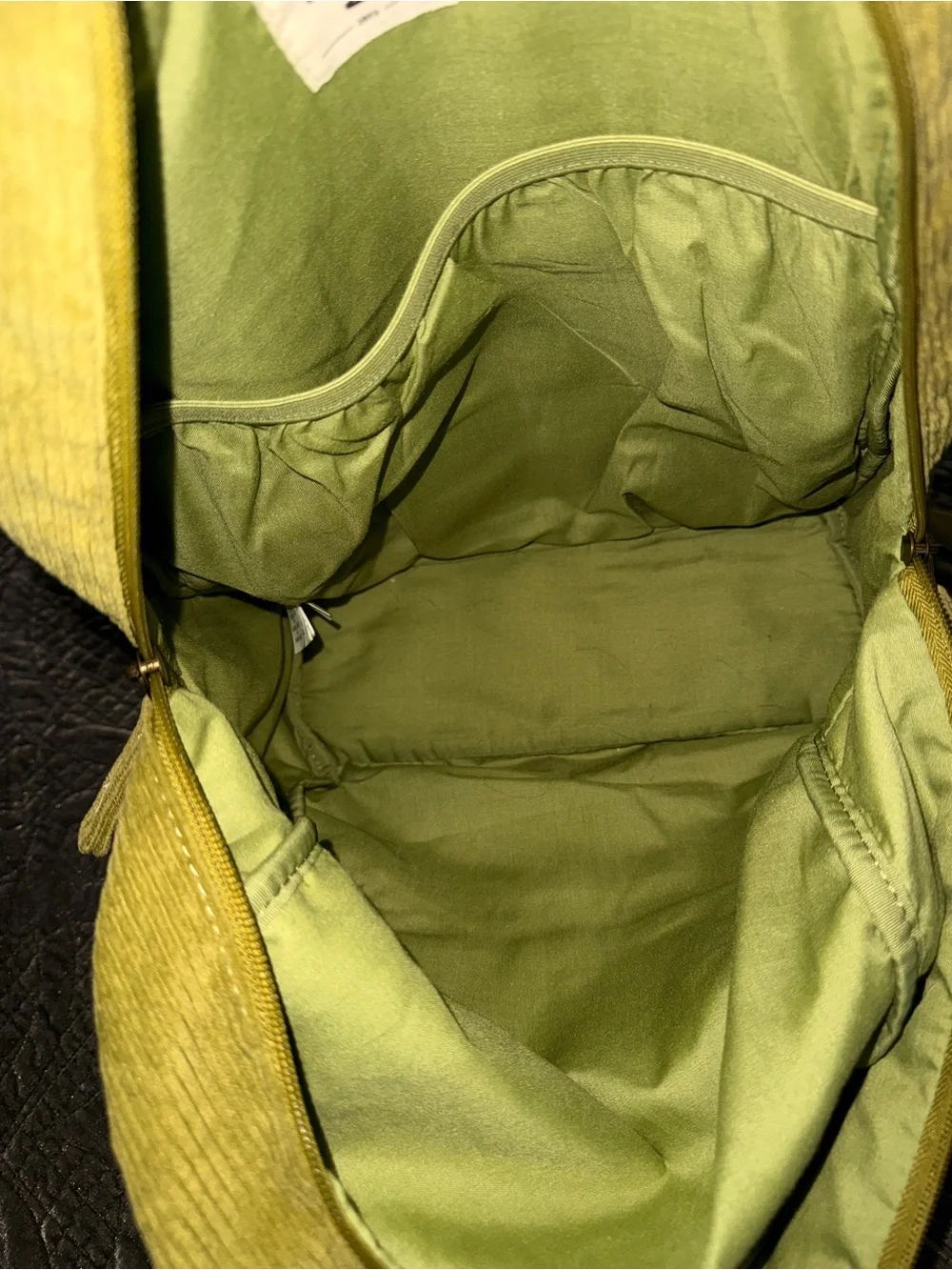 Billabong Corduroy Backpack in avocado color- Classic Everyday Pack 20L